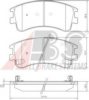 MAZDA GJYF3323ZB Brake Pad Set, disc brake